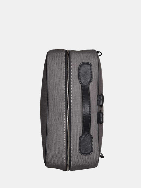 Canvas Backpack - Grey/Black