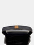 Leather Backpack - Black/Tan