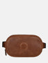 Leather Belt Bag - Brown