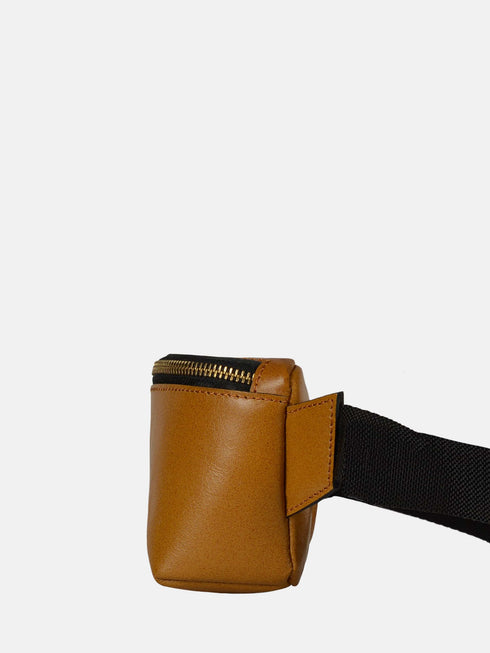 Leather Belt Bag - Tan