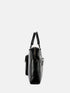 Leather Laptop Bag - Black