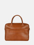 Leather Laptop Bag - Tan