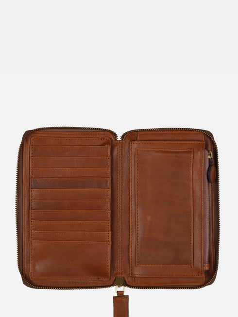 Leather Wallet - Brown