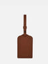 Leather Luggage Tag - Brown