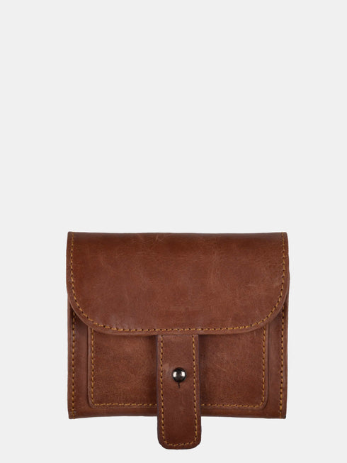 Leather Wallet - Brown