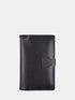Leather Wallet - Black/Tan