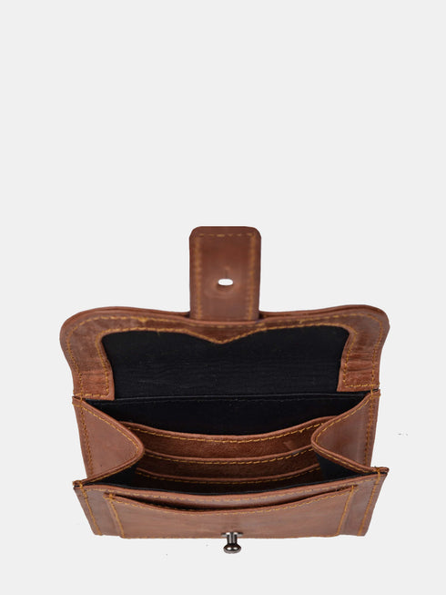 Leather Wallet - Brown