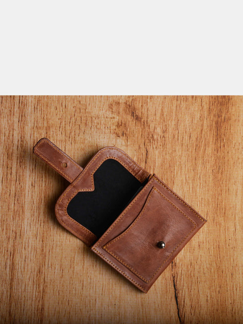 Leather Wallet - Brown
