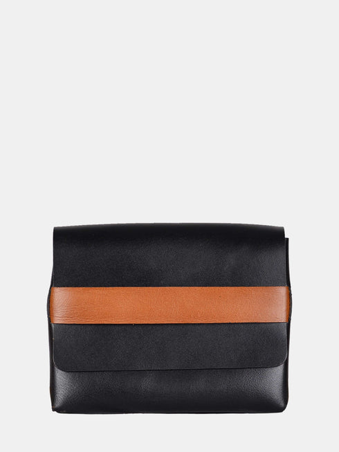 Sling Bag - Black/Tan