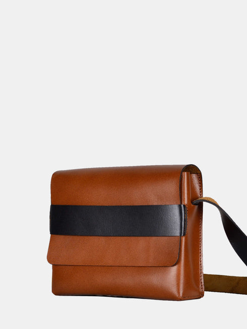Sling Bag - Tan/Black