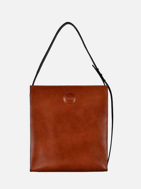 Leather Tote - Brown
