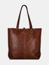 Leather Tote - Brown