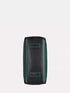 Leather Travel Bag - Black / Green