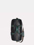 Leather Travel Bag - Black / Green
