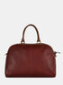 Leather Travel Bag - Maroon