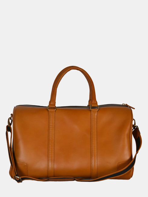 Leather Travel Bag - Tan