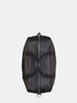 Leather Travel Bag - Dark Grey / Black