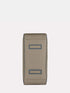 Leather Travel Bag - Beige/Blue