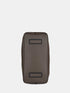 Leather Travel Bag - Dark Grey / Black