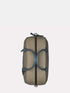 Leather Travel Bag - Beige/Blue
