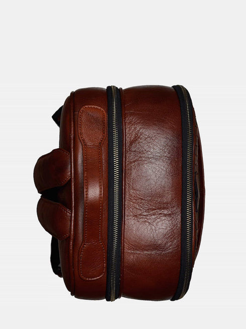 Leather Backpack - Brown