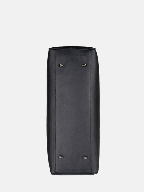 Leather Tote - Black