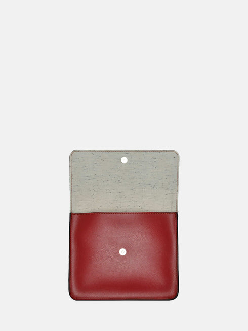 Leather Pouch - Red