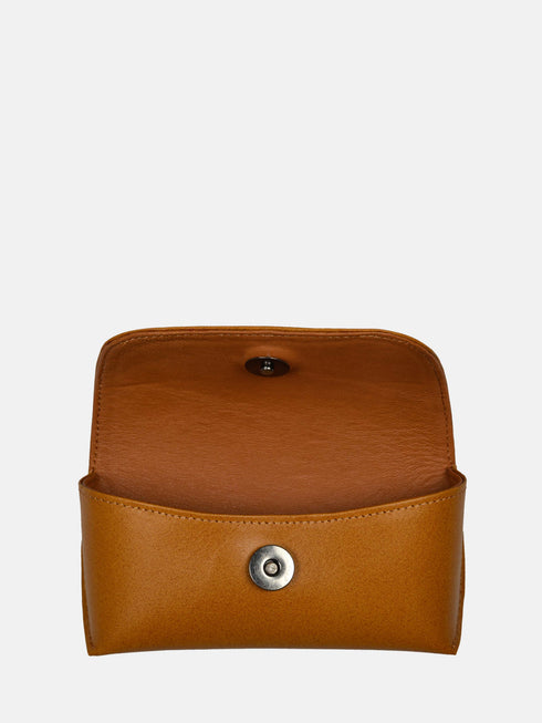 Leather Eyewear Case - Tan