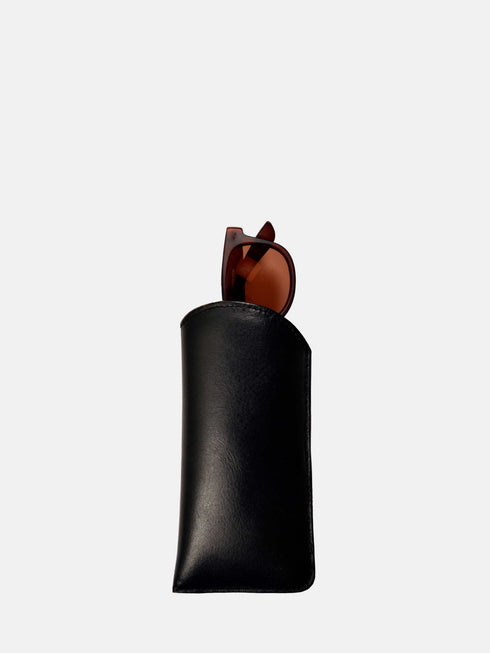 Leather Eyewear Case - Black