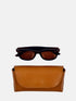 Leather Eyewear Case - Tan