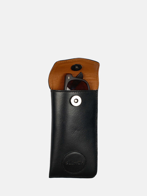 Leather Eyewear Case - Black
