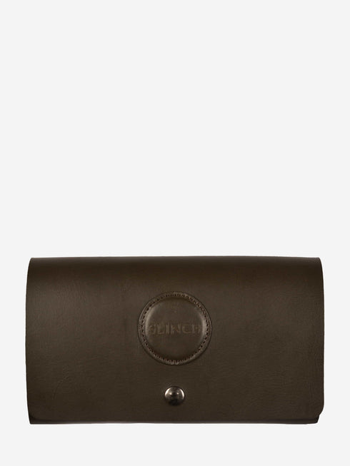 Leather Wallet - Dark Grey