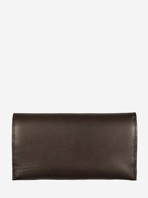 Leather Wallet - Dark Brown